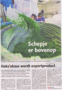 Heks'nkaas wordt exportproduct